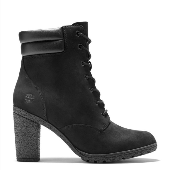 TIMBERLAND WOMENS TILLSTON LACE-UP BOOT - BLACK - Picture 4 of 10